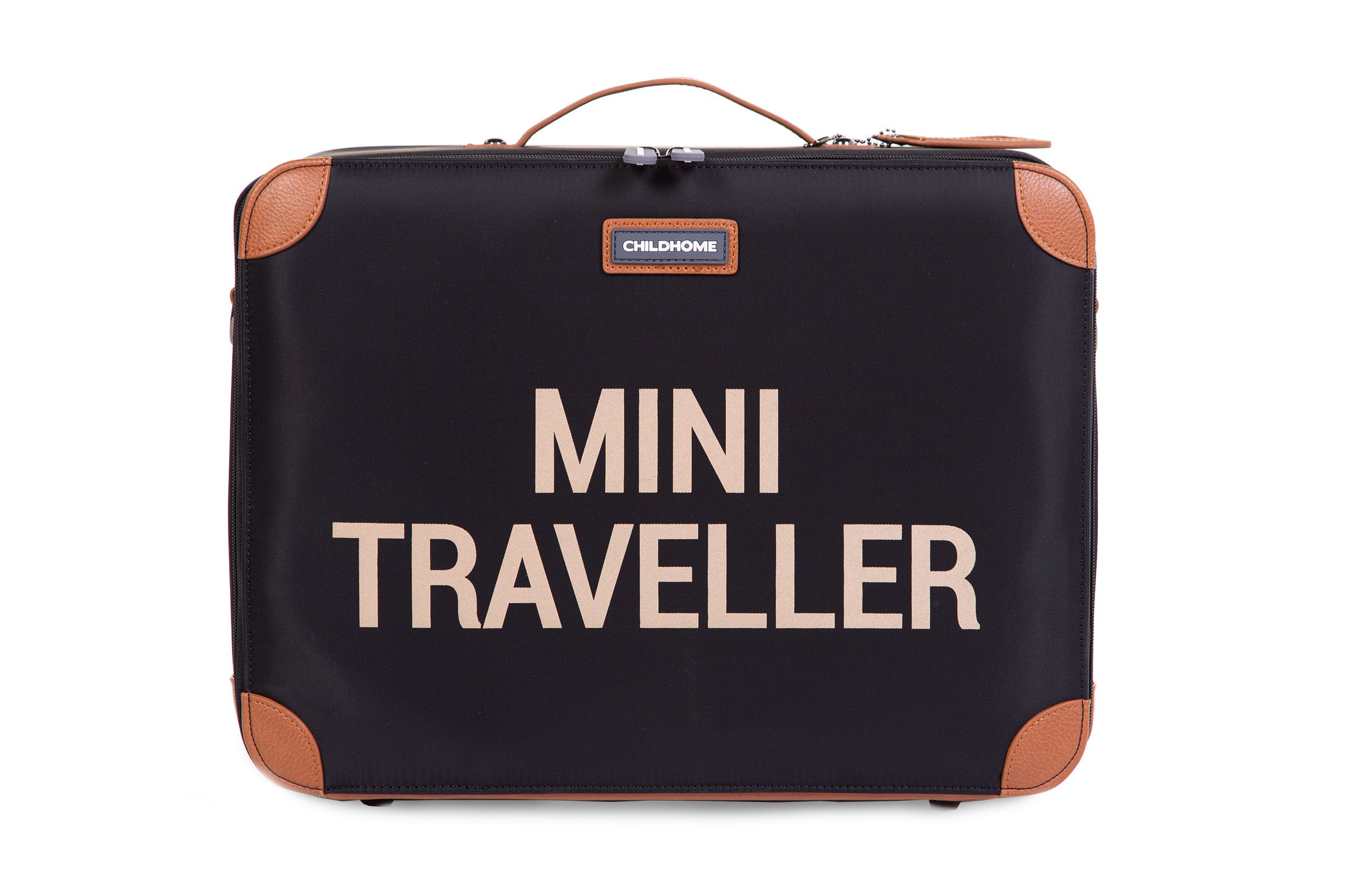 Childhome Mini Traveller Kinderkoffer – Schwarz Gold – Bild 2