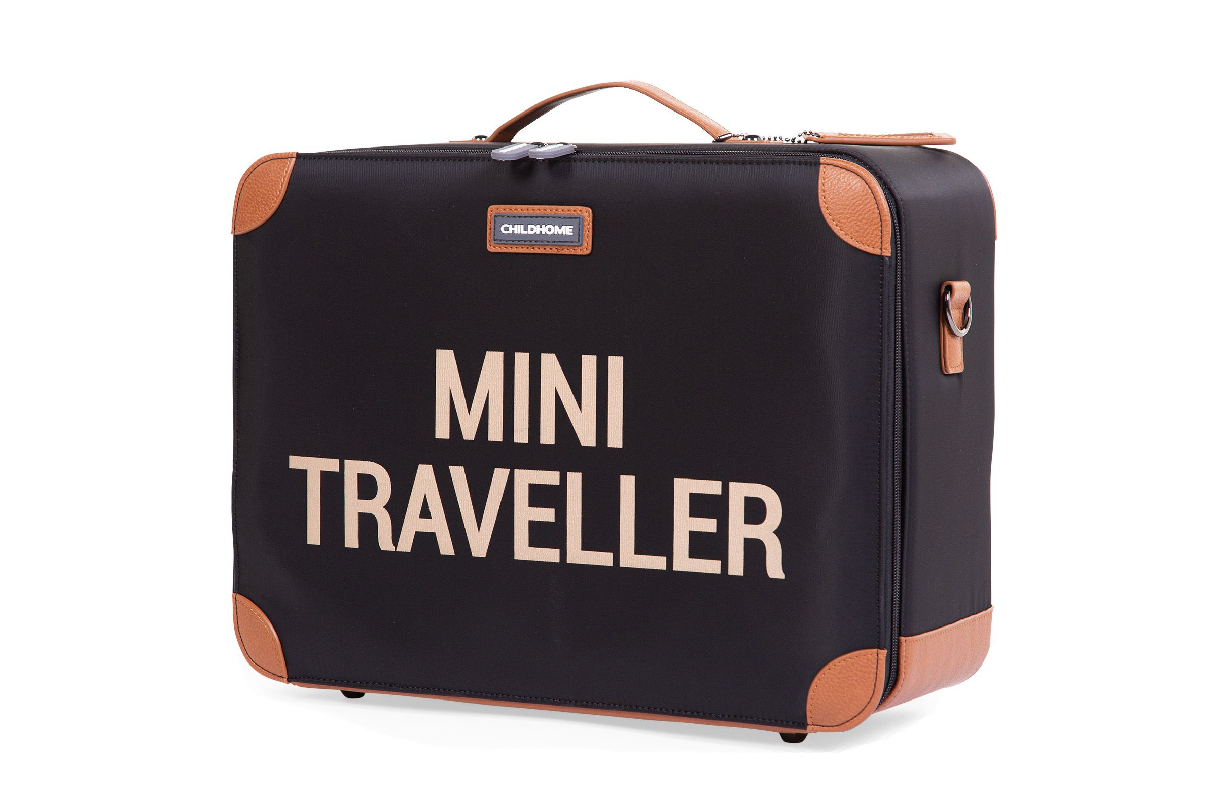 Childhome Mini Traveller Kinderkoffer – Schwarz Gold – Bild 4