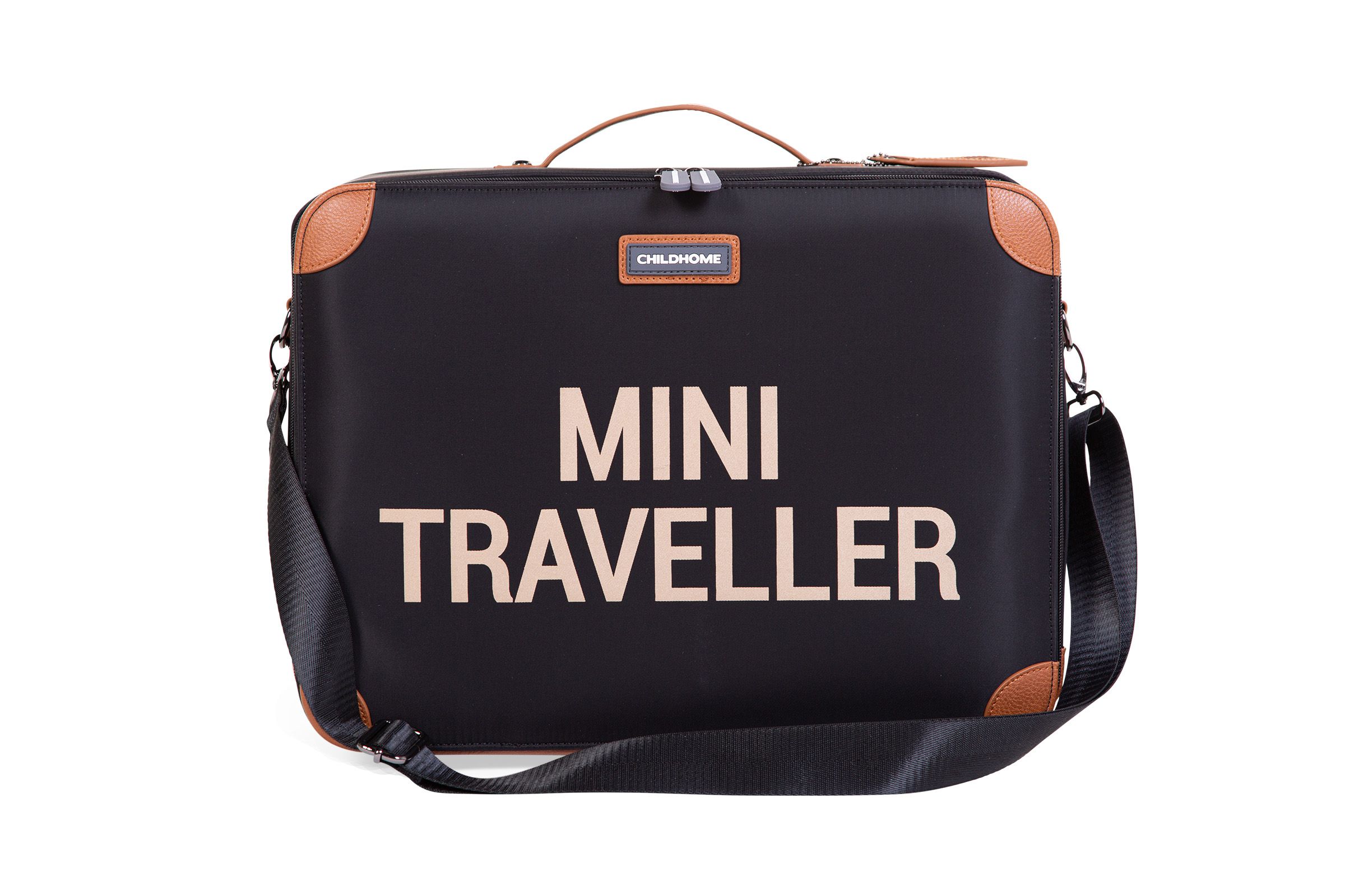 Childhome Mini Traveller Kinderkoffer – Schwarz Gold – Bild 5